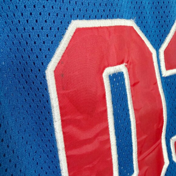 Kansas Jayhawks Basketball Jersey Vintage Starter Mens Size XL NCAA Blue Red - Picture 14 of 16